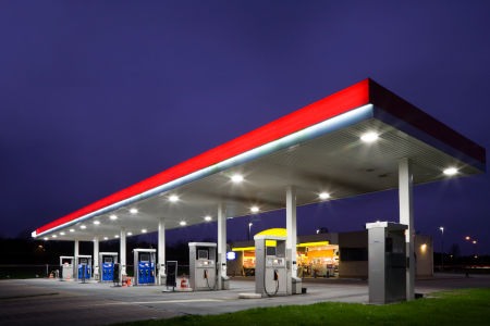Gas station and convenience store